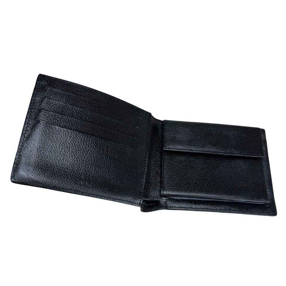 Authentic Dunhill D Eight D8 Black PVC Leather Bifold Wallet - Classic Design! - Picture 8 of 11